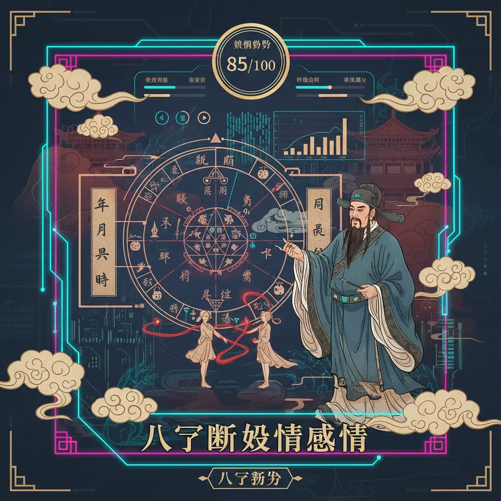 八字分數 - 八字斷婚姻感情