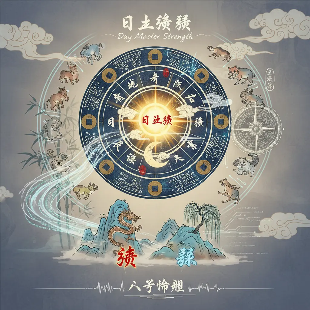 八字 命盤 - 日主強弱