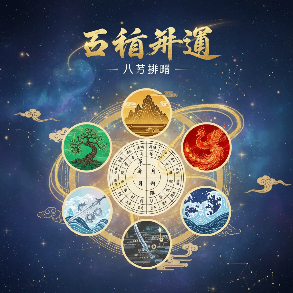 八字排盤 - 五行開運