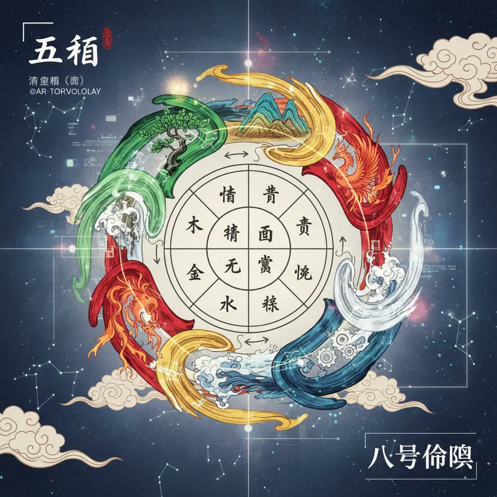 八字命盤 - 五行