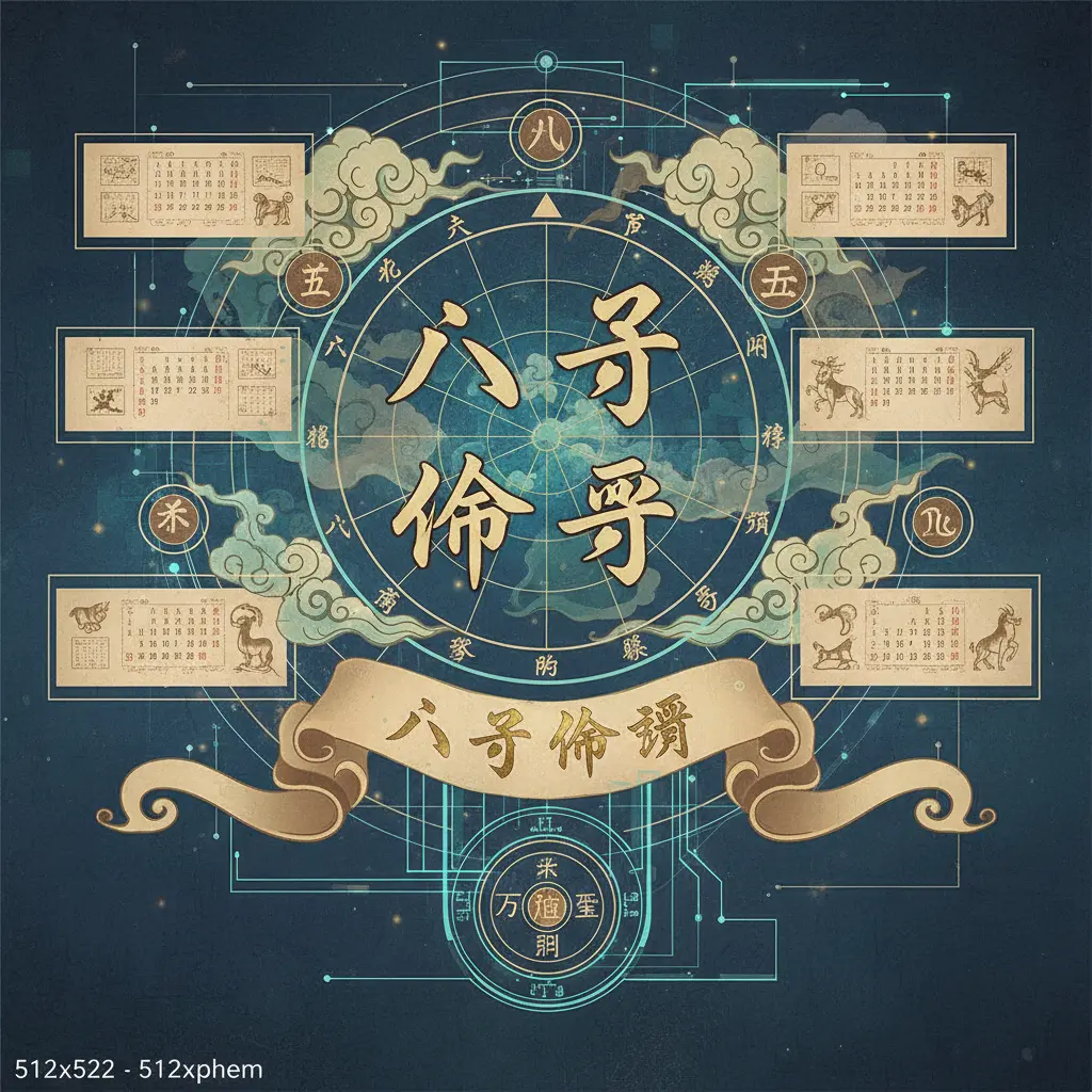 八字命評 - 八字命盤