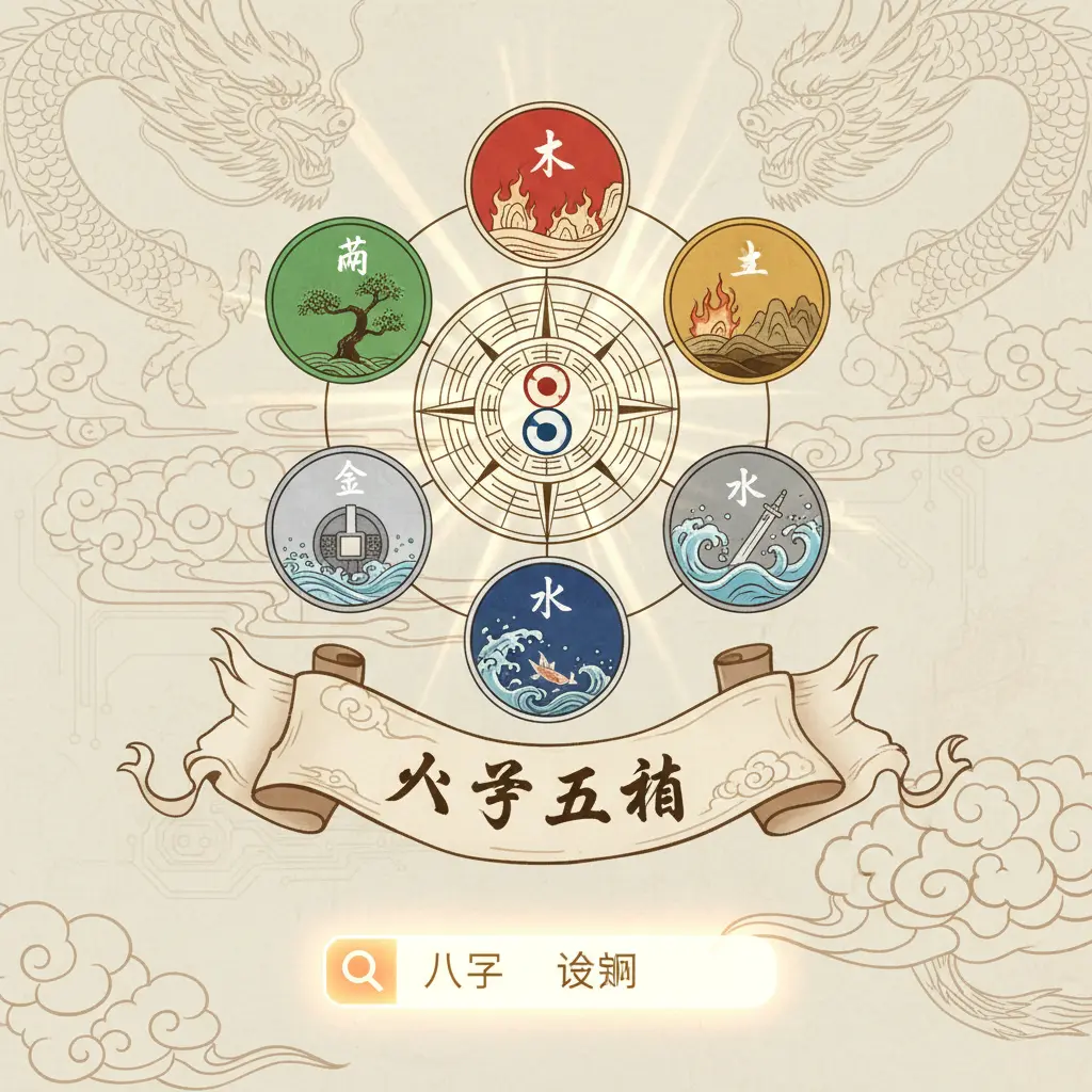 八字 查詢 - 八字五行