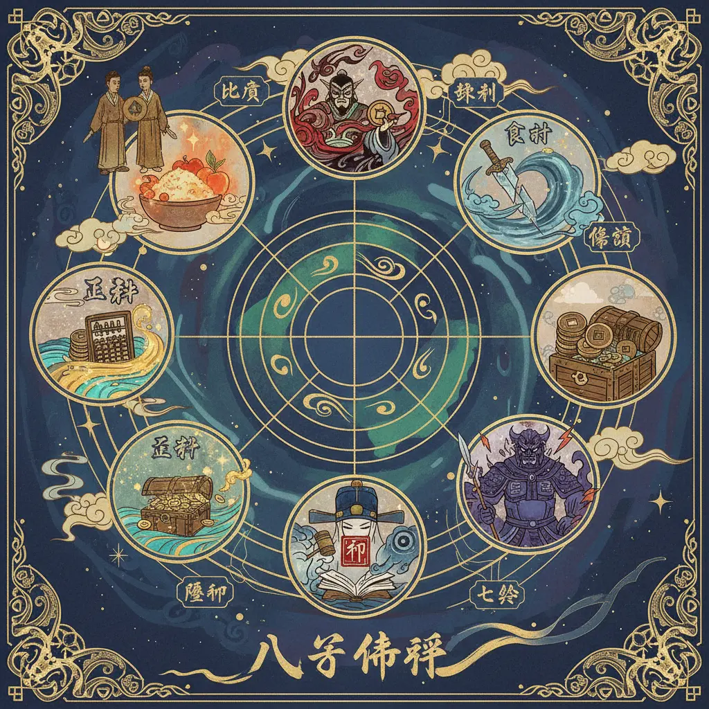 八字命評 - 十神